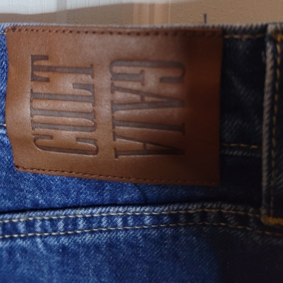 GAP x CULT GAIA Asymmetric Blue Denim Maxi Skirt. Sz 30/10 NWT - Picture 9 of 10